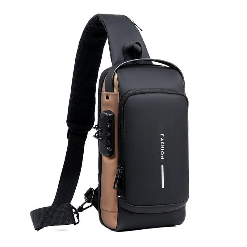 Bolsa Slim Bag™ - Mochila Anti-Furto com Senha USB - luxo br